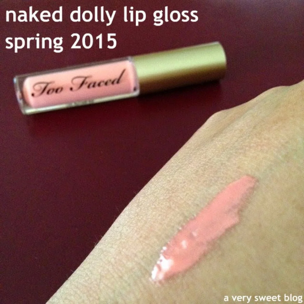 🧚‍♀️NAKED DOLLY RARE Too Faced MINI Lip Gloss NWOBOX